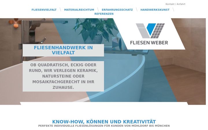 Screenshot of fliesen-weber.info