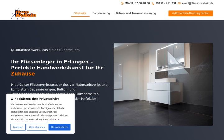 Screenshot of fliesen-wellein.de