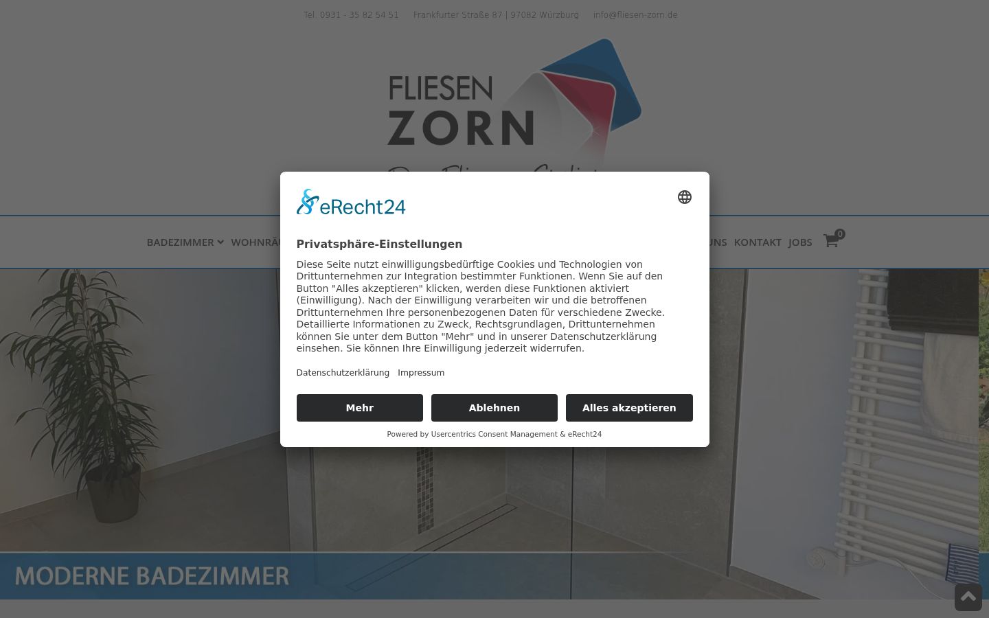Screenshot tal-banner tal-kunsens muri qabel kwalunkwe interazzjoni