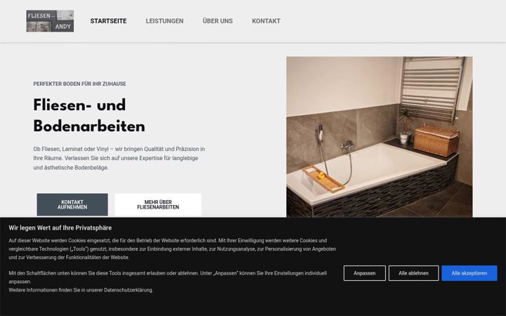 Screenshot van fliesenandy.de