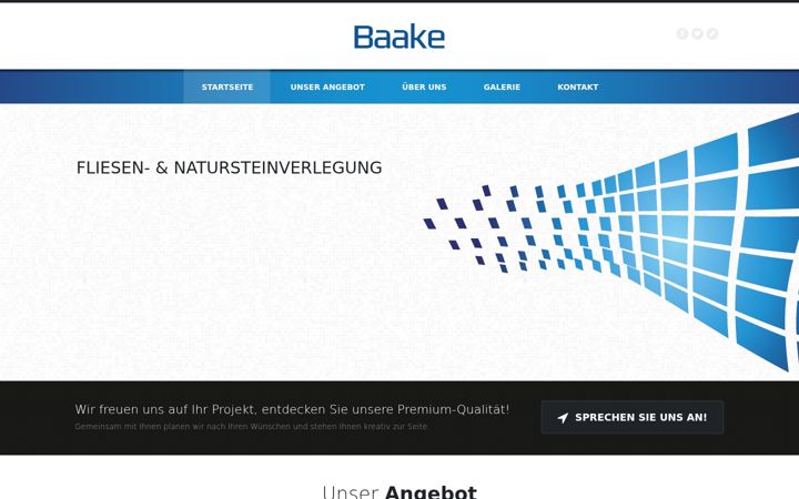 Screenshot of fliesenbaake.de