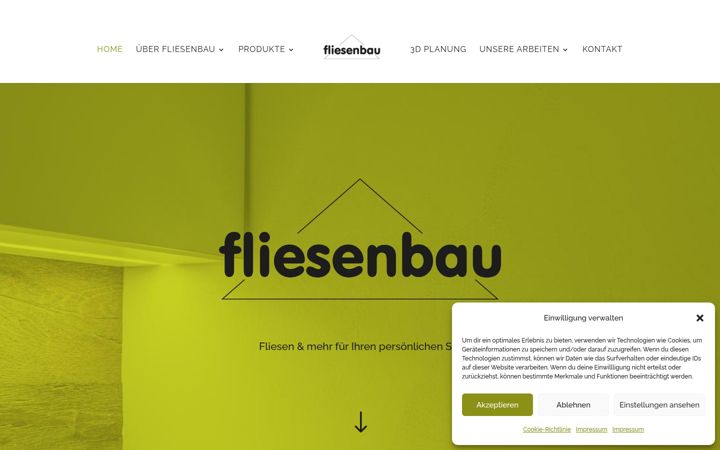 Screenshot of fliesenbau.it
