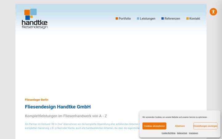 Screenshot ta' fliesendesign-handtke.de