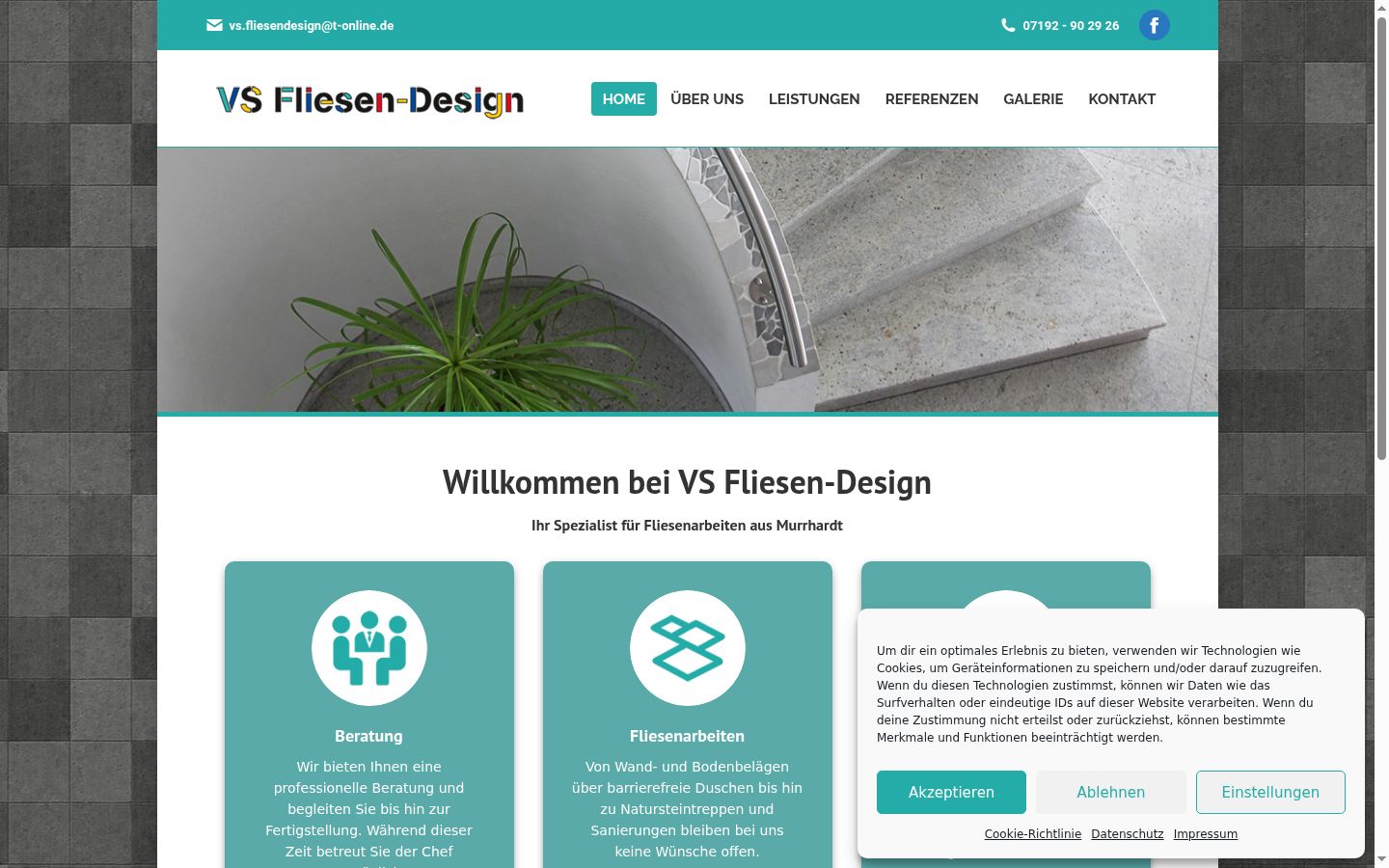 Screenshot tal-banner tal-kunsens muri qabel kwalunkwe interazzjoni
