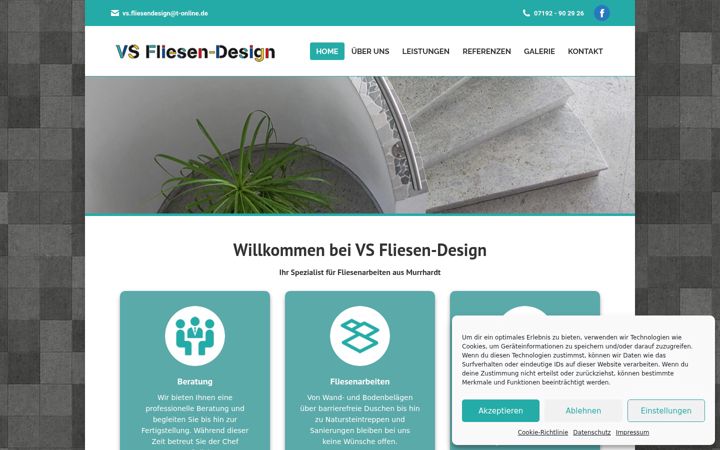 Screenshot ta' fliesendesign-murrhardt.de