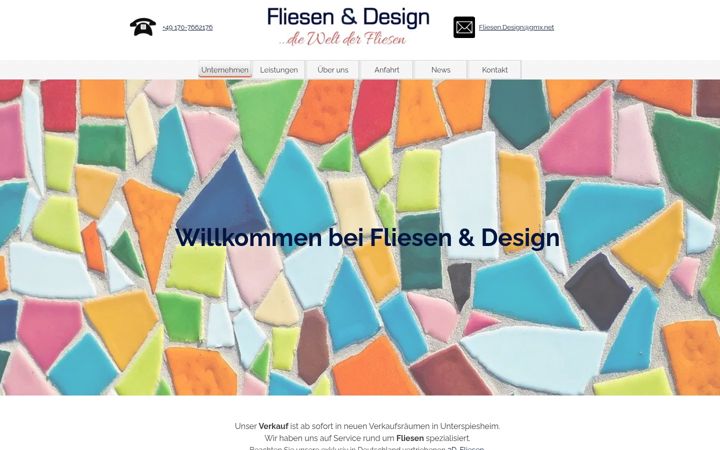 Screenshot ta' fliesendesign.info