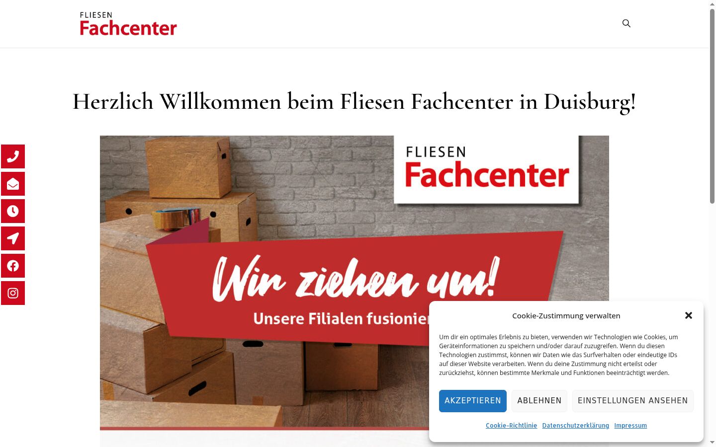 Screenshot tal-banner tal-kunsens muri qabel kwalunkwe interazzjoni