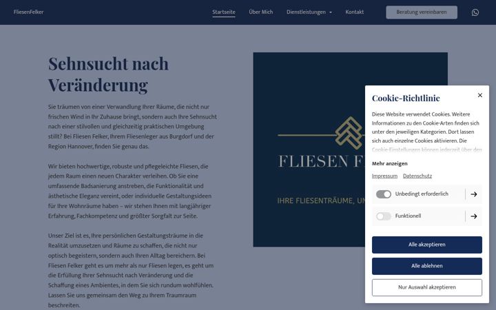 Screenshot of fliesenfelker.de