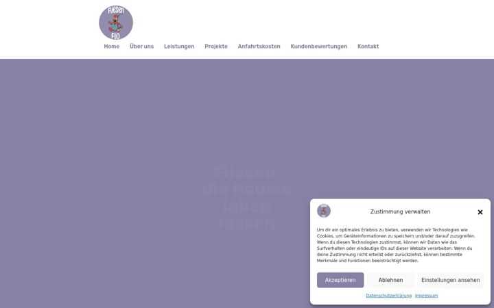 Screenshot of fliesenflo.at