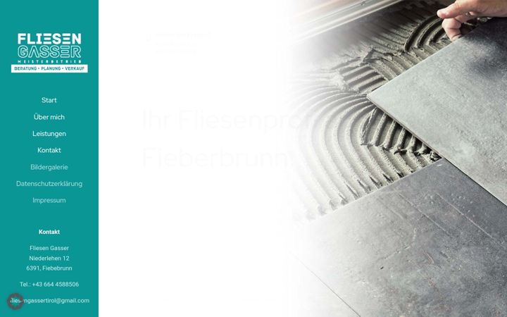 Screenshot of fliesengasser.at