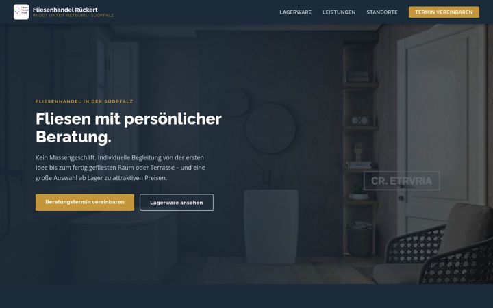 Screenshot ta' fliesenhandel-rueckert.de