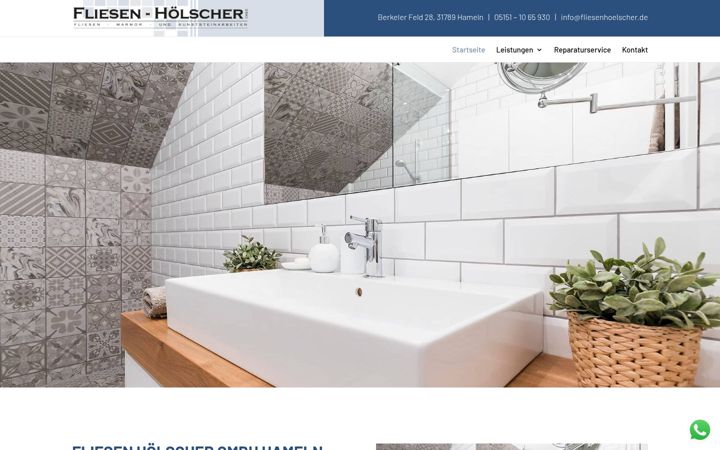 Screenshot of fliesenhoelscher.de