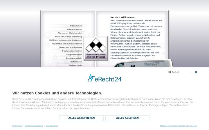 Screenshot of fliesenleger-drienko.de