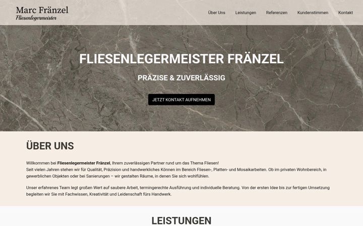 Screenshot of fliesenleger-fraenzel.de