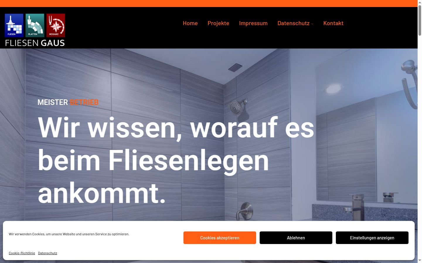 Screenshot tal-banner tal-kunsens muri qabel kwalunkwe interazzjoni