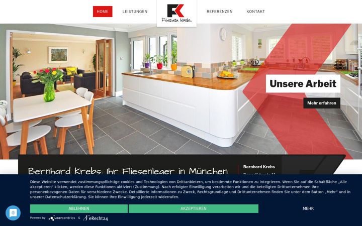 Screenshot of fliesenleger-krebs.de