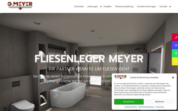 Captura de pantalla de fliesenleger-meyer.de