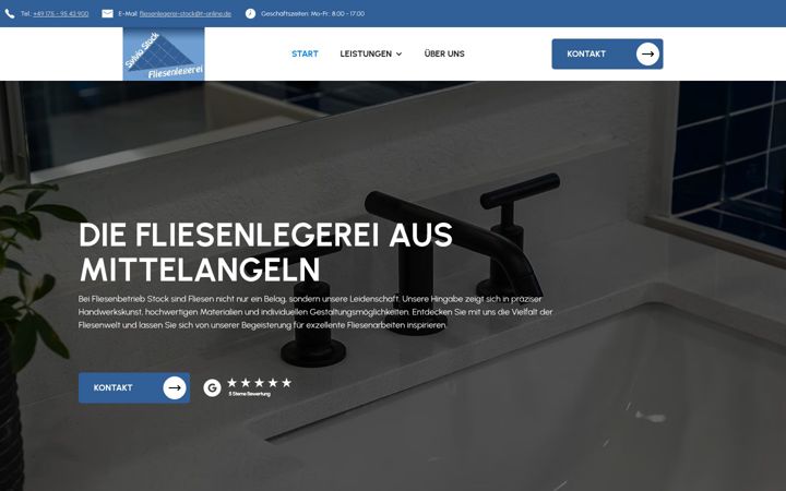 Screenshot of fliesenlegerei-stock.de