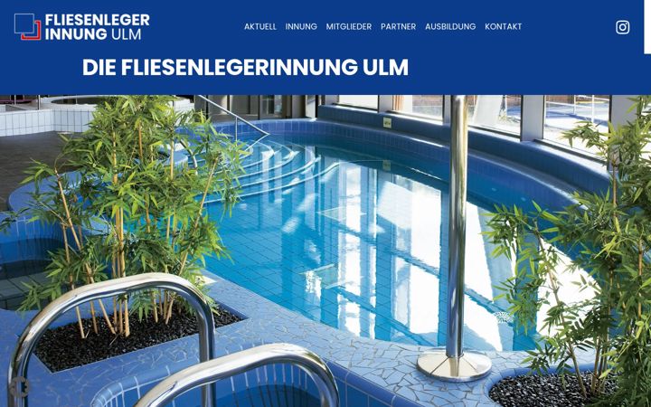Screenshot of fliesenlegerinnung-ulm.de
