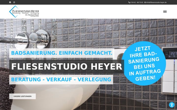 Screenshot of fliesenstudio-heyer.de