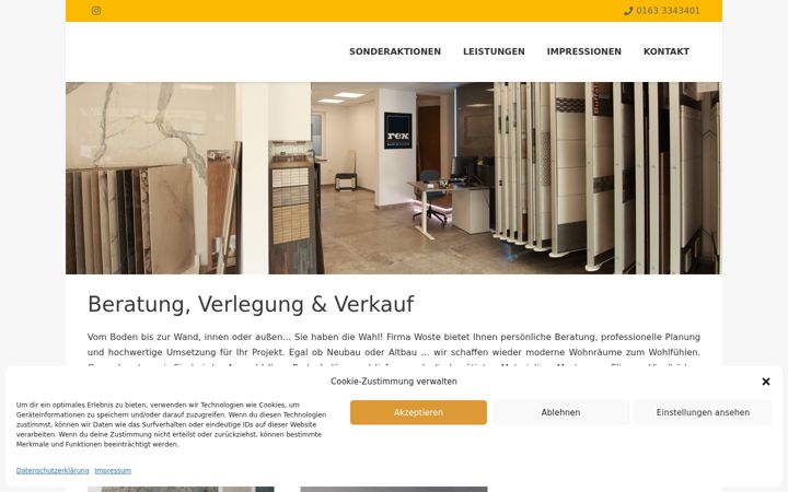 Screenshot ta' fliesenundvinyl.de