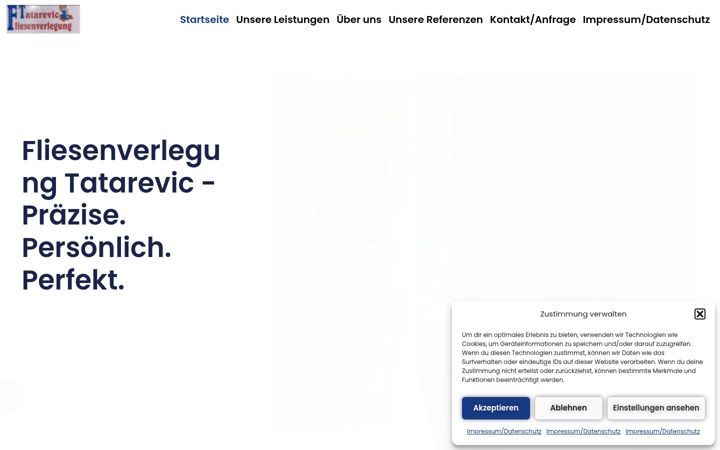Screenshot ta' fliesenverlegung-tatarevic.de