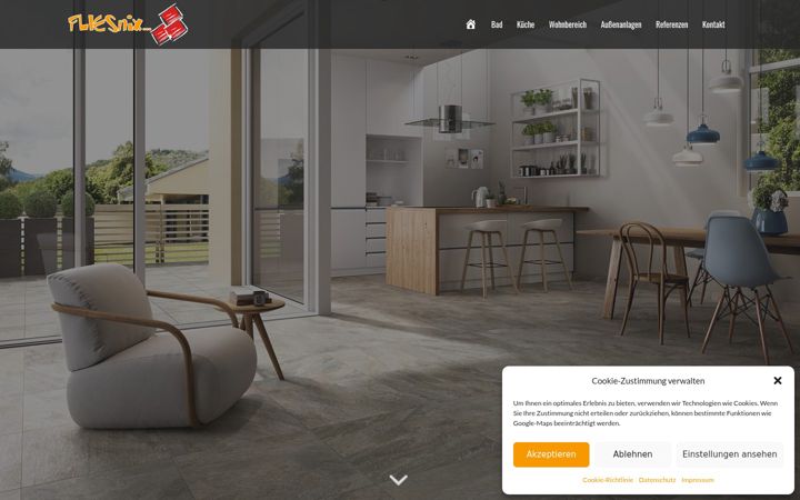 Screenshot of fliesnix.de