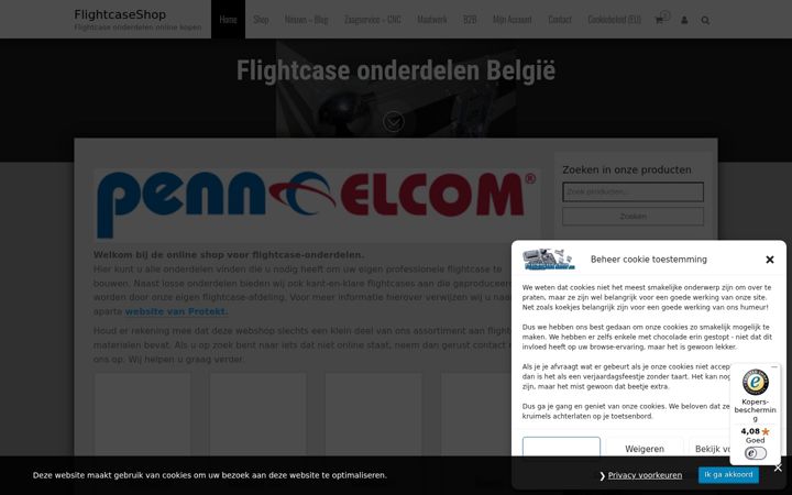 Képernyőkép: flightcaseshop.be