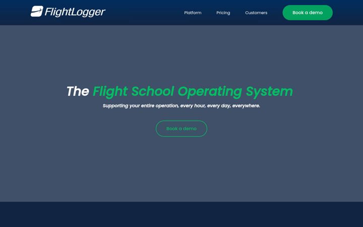 Screenshot of flightlogger.net
