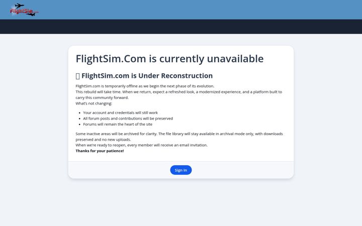Screenshot di flightsim.com