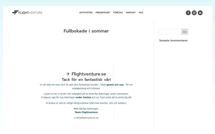 Screenshot of flightventure.se