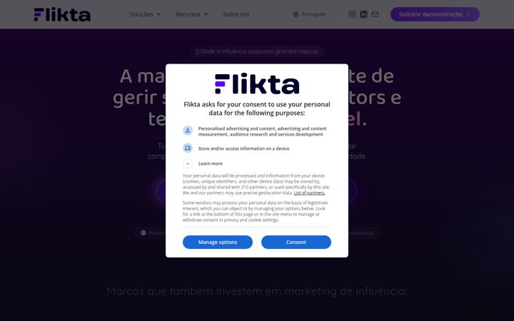 Screenshot of flikta.com