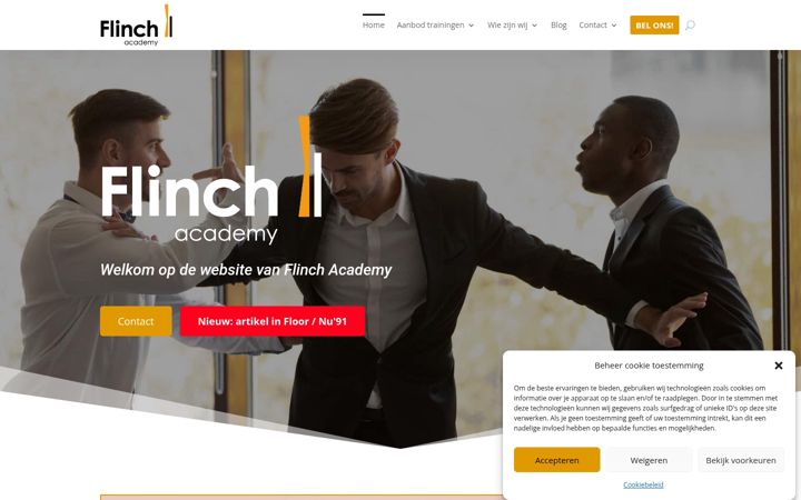Screenshot of flinch.nl
