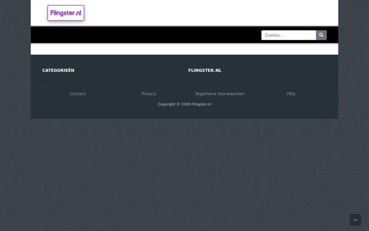 Screenshot of flingster.nl