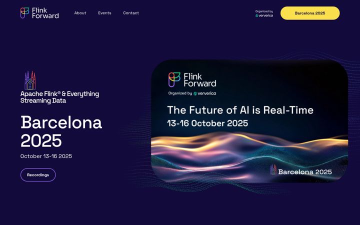 Screenshot of flink-forward.org