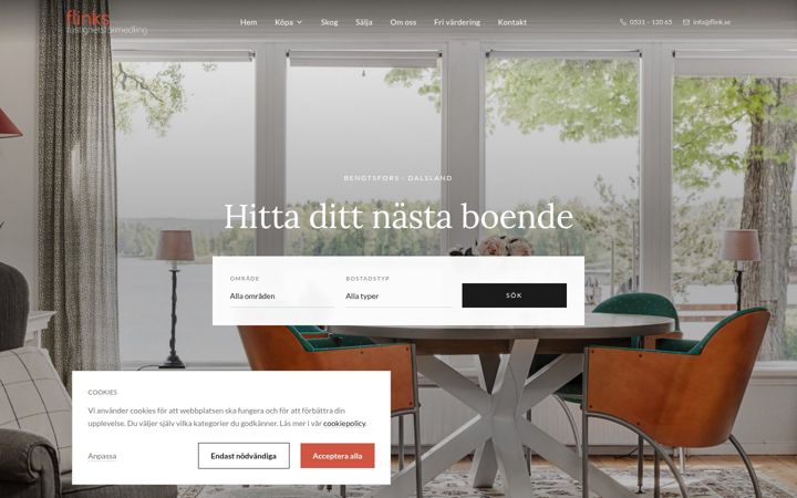Screenshot of flinksfast.se