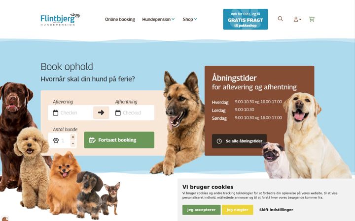 Screenshot of flintbjerg.dk