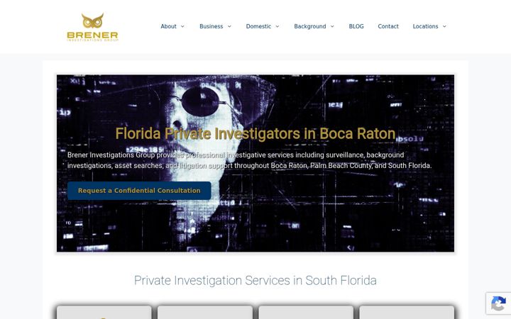 Screenshot of flinvestigator.com