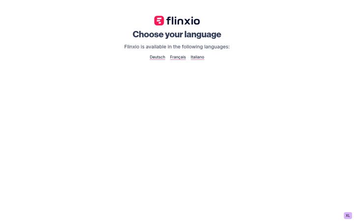 Screenshot of flinxio.ch