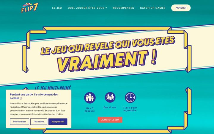 Screenshot of flip-7.com