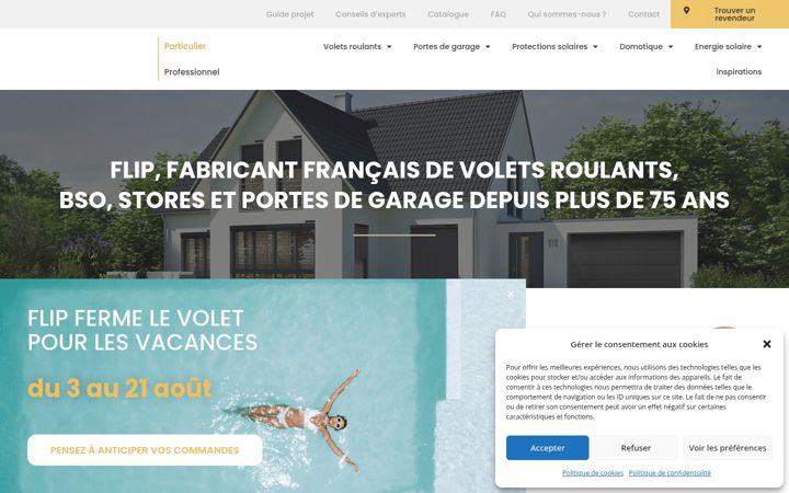 Screenshot of flip.fr