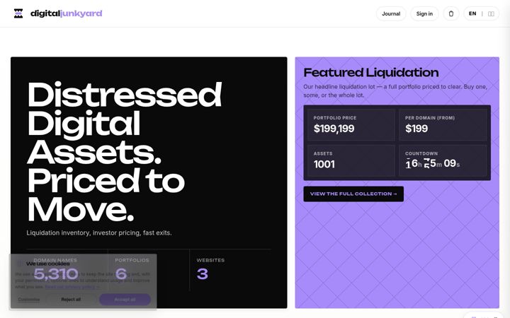 Screenshot of flip.uk