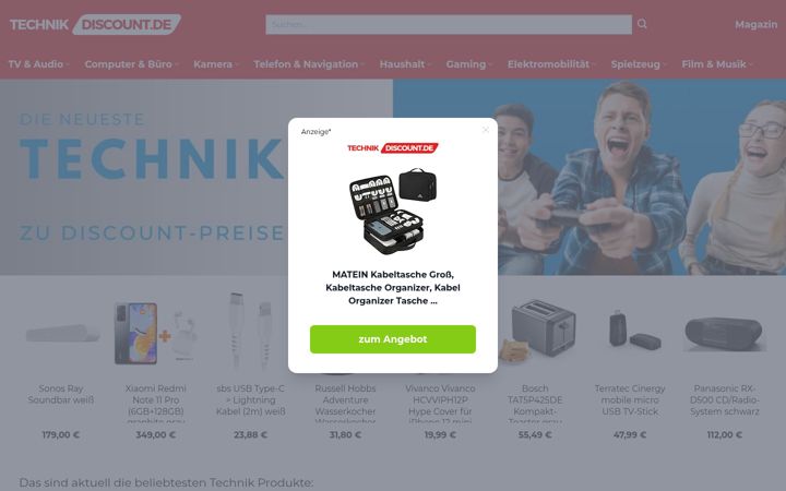 Screenshot of flip4shop.de