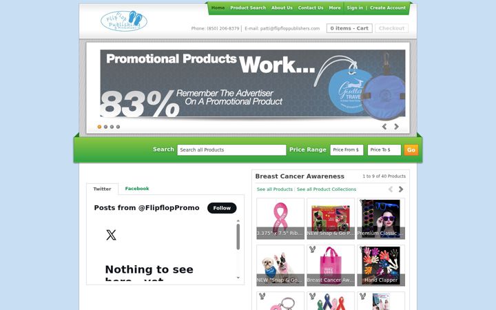 Screenshot of flipfloppublishers.com