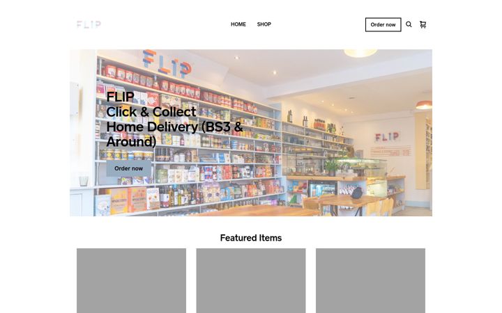 Screenshot ta' flipfood.square.site