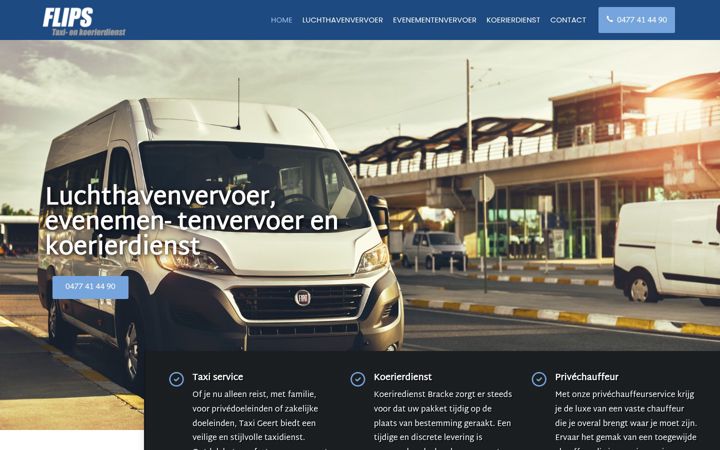 Screenshot of flipskoerier.be