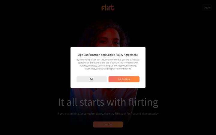 Screenshot of flirt.com