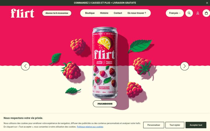 Screenshot of flirtdrinks.com