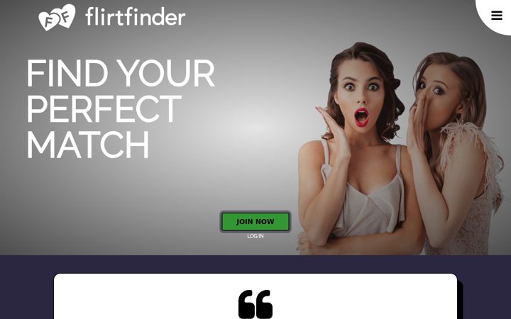 Screenshot ta' flirtfinder.mobi
