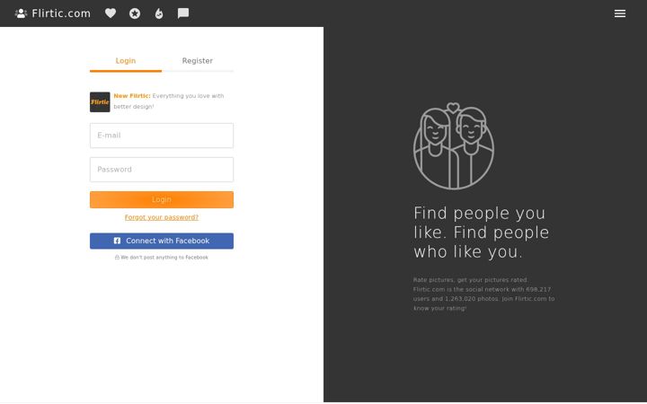 Screenshot of flirtic.com